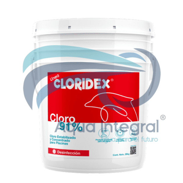 Cloro granulado para piscinas Cloridex 91% x 9 Kg