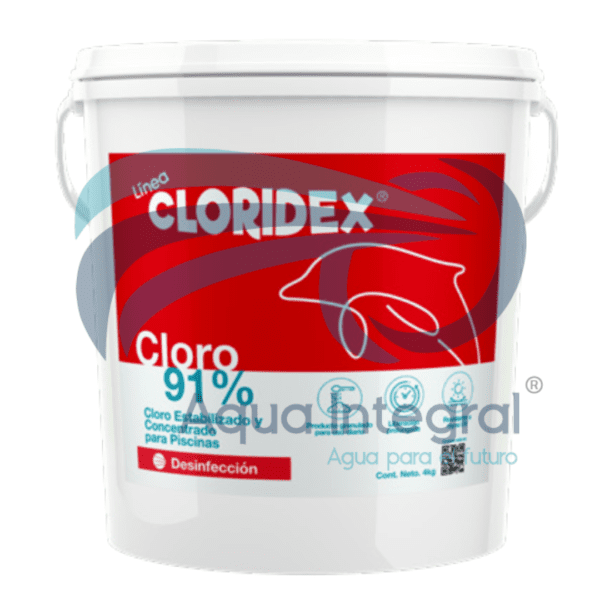 Cloro granulado Cloridex 91% x 4 Kg