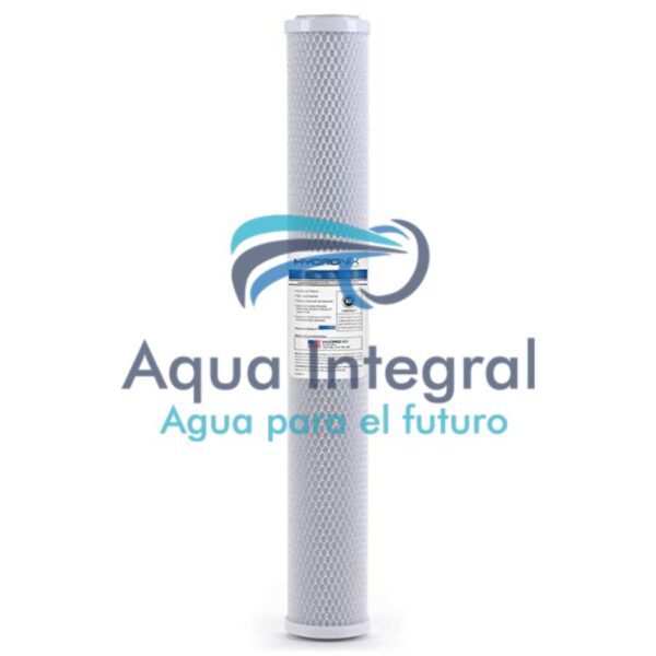 Filtro de agua Carbon en bloque "20 CB-25-2010