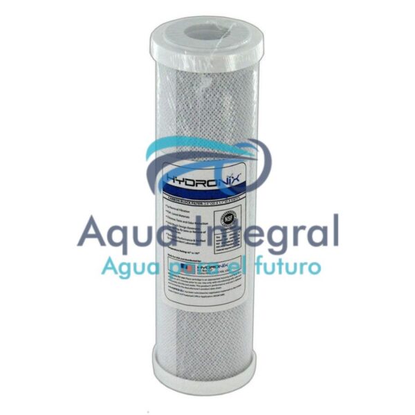 Filtro de agua Carbon en bloque "10 CB-25-1010