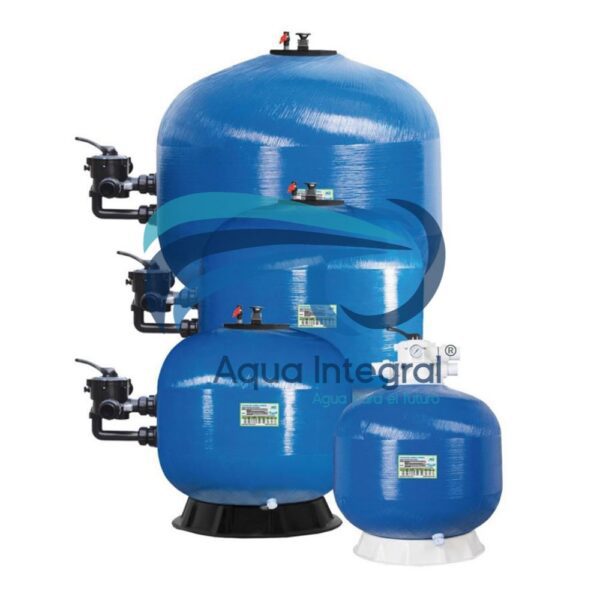 Filtro para piscina MARBLU de 36" con válvula superior Panda - Imagen 2