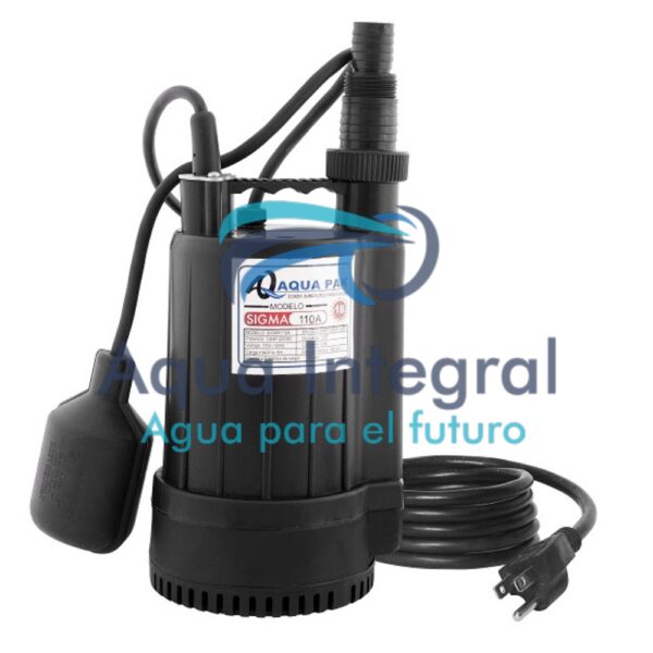 Bomba para achique Aquapak Sigma 1/4 HP