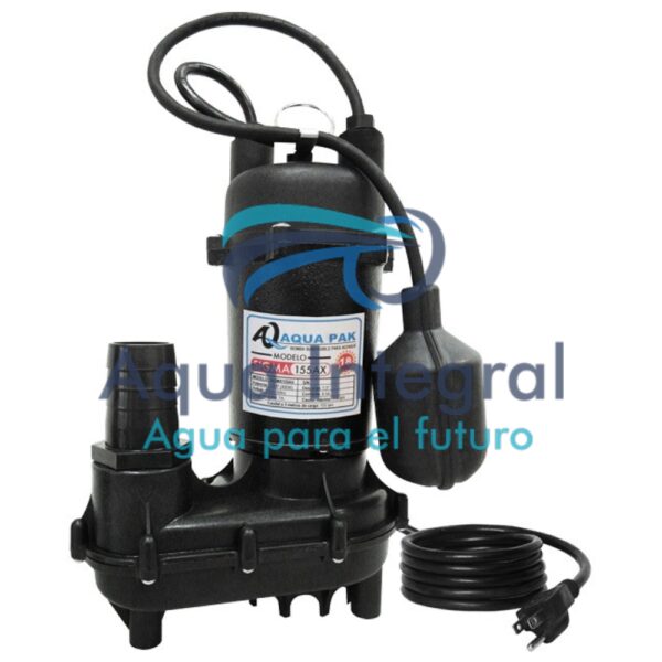 Bomba Sumergible Aquapak Sigma 1/2 HP