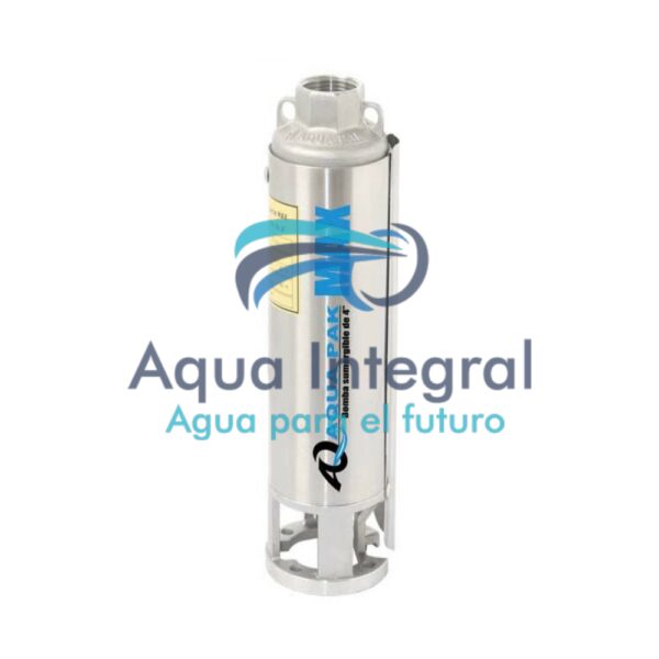Bomba Sumergible Aqua pak serie M1X de 4" 1 HP