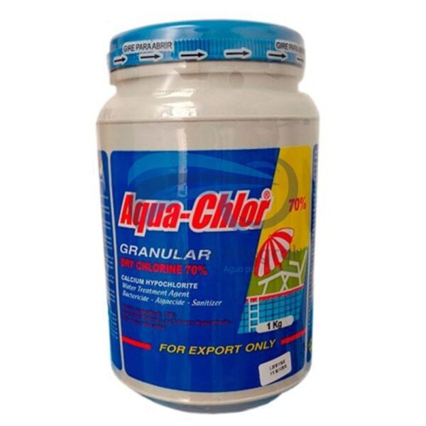 Cloro desinfectante Aquachlor 70% x 1 Kg