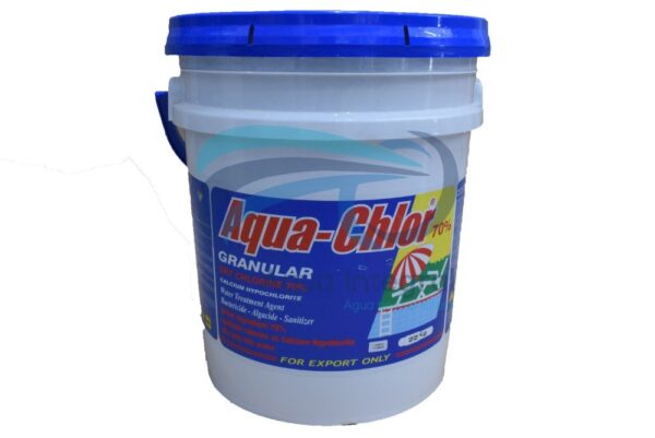 Hipoclorito de calcio Aquachlor 70% x 22 Kg