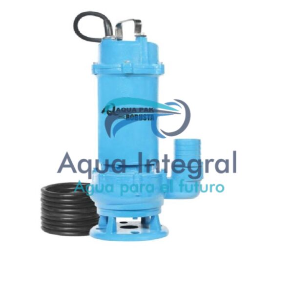 Bomba sumergible Aqua Pak para lodos Serie Robusta 2 HP