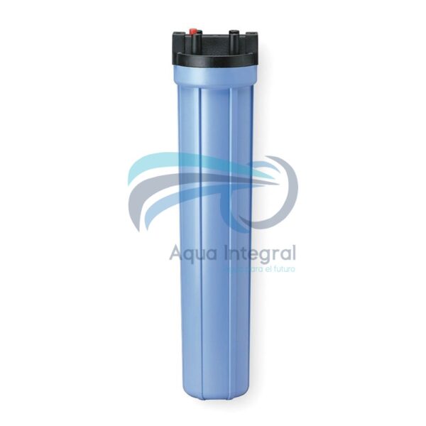 Carcasa para filtro de agua 20" conexión 3/4" azul/negro
