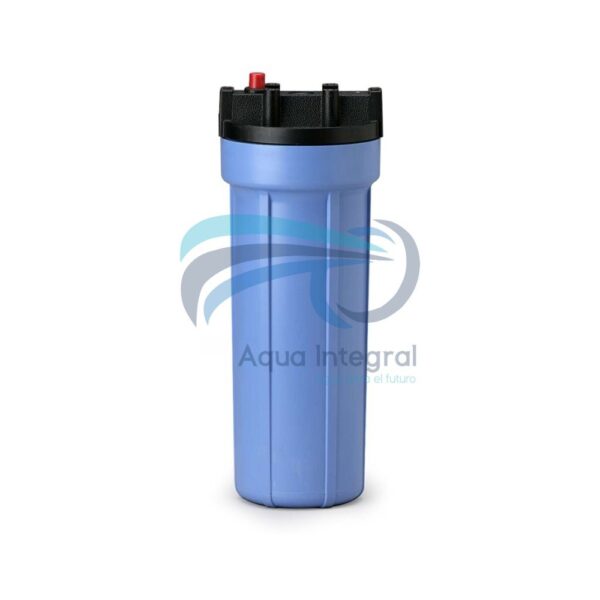 Carcasa para filtro de agua 10" conexión 3/8" negro/azul pentair