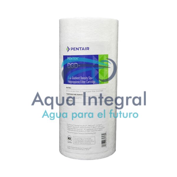 Cartucho para filtro de agua densidad degradada 10" DGD-7525 BB