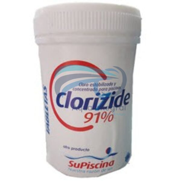 Cloro en tabletas Clorizide 91% Tab  3"  (200 gr) x 1 Kg