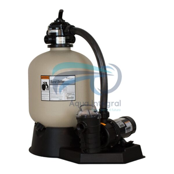Filtro Sand Dollar 16" + Bomba Dynamo 3/4 HP Pentair