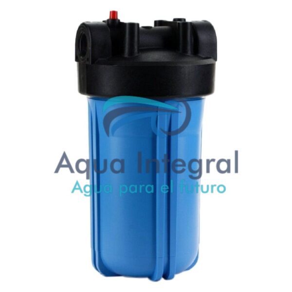 Carcasa para filtro 10"  conexión 3/4 " negro/azul