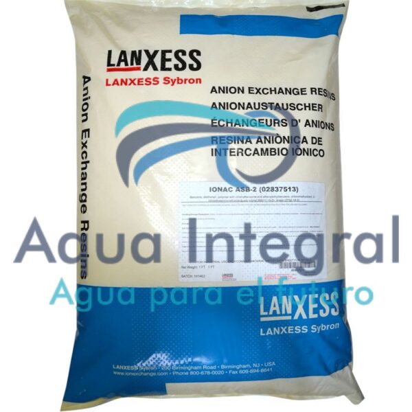 Resina de intercambio anionica lewatit M500 x 25 Litros