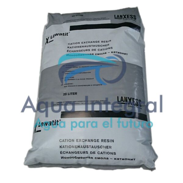 Resina de intercambio cationica lewatit S108 x 25 Litros