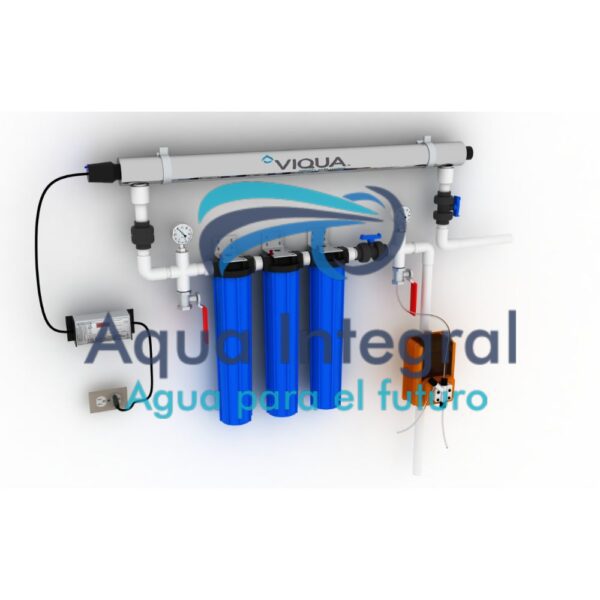 Sistema de tratamiento de agua potable 10GPM