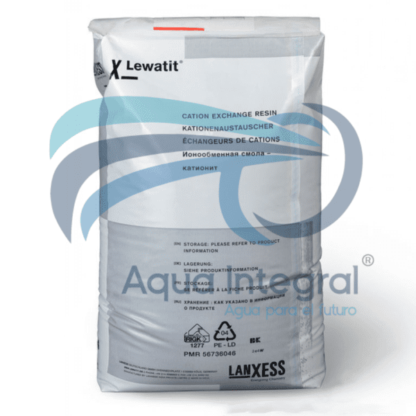 Resina cationica fuerte Lewatit C 249 25 lt