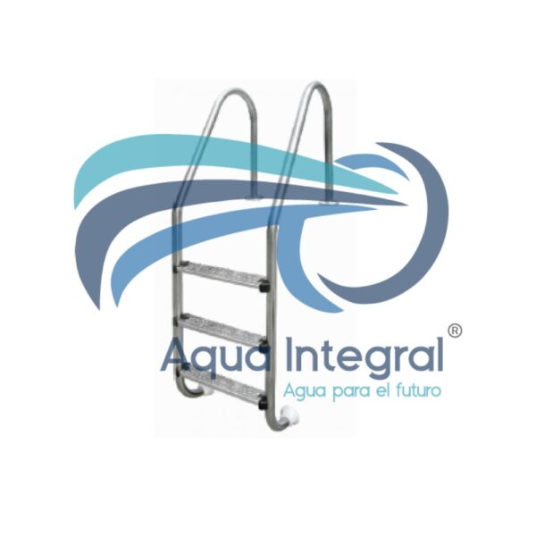 Escalera para piscina emaux 3 pasos en acero inoxidable