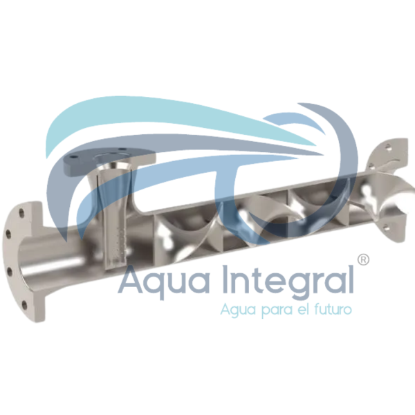 Mezclador estatico 1/2" en acero inoxidable
